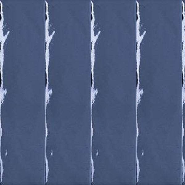 FAP Ceramiche Glim Glow Blu brillante brick texture