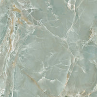 Casalgrande Padana Alabastri Green, texture effetto marmo, superficie lucida e semilucida