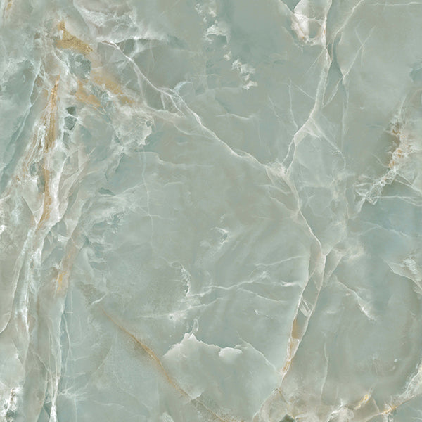 Casalgrande Padana Alabastri Green, texture effetto marmo, superficie lucida e semilucida