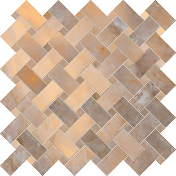 Emilceramica lumia intrecci golden ambra texture