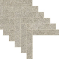 Florim Biotech Herringbone Lapis Greige — composizione spina ufficiale 1920×1920