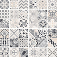 Casalgrande Padana Opus Cementina Multicolor Grigia Mix, decoro cementina