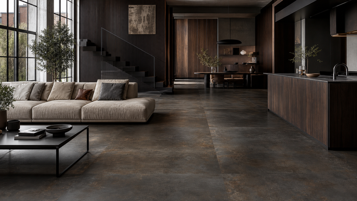 Gres Porcellanato Effetto Metallo