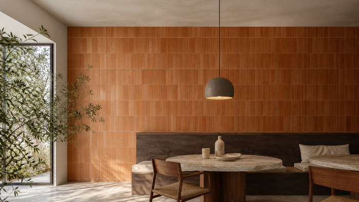 Terracotta-Effect Wall Tiles