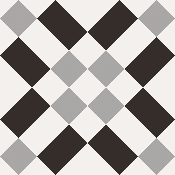 Sant'Agostino Patchwork B&W 02 — Interno/Esterno matt R10 A — CSAPBW0220