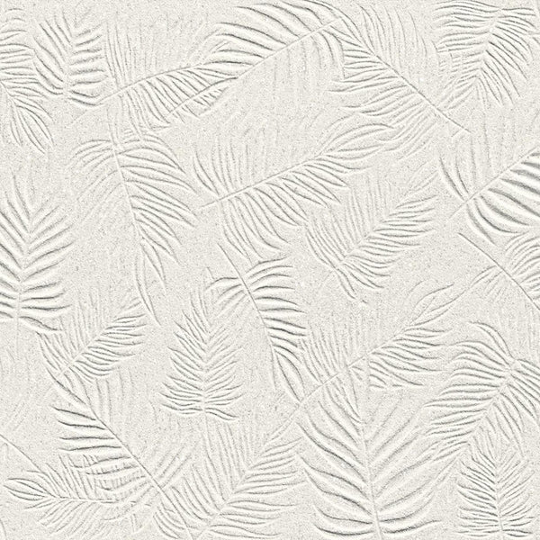 Atlas Concorde 3D Wall Carve Leaf White Matte